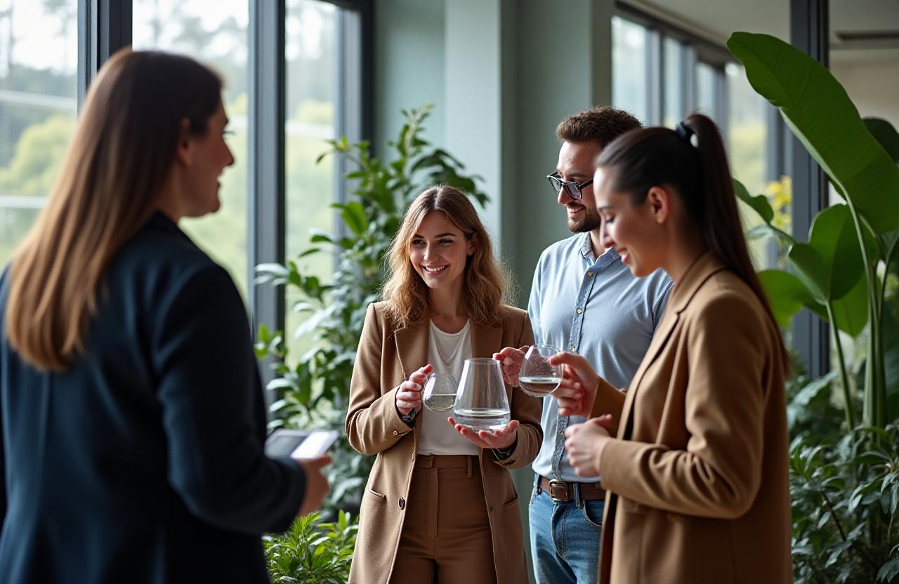 Diverse and focused professional team collaborating in a modern Melbourne office space